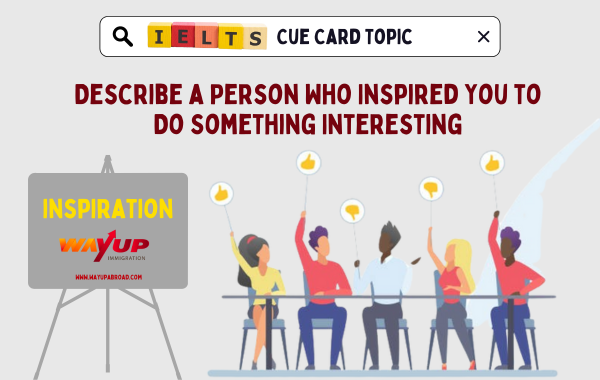 Describe a Person Who Inspired You to Do Something Interesting - IELTS Cue Card